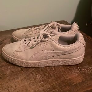 Suede puma sneakers